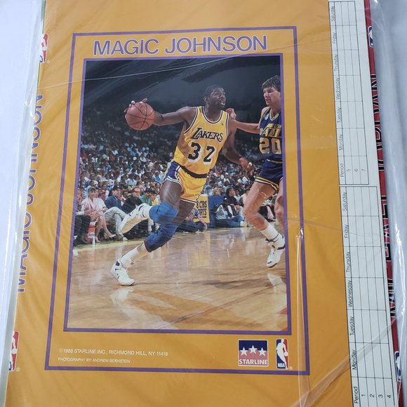 MICHAEL JORDAN AND MAGIC JOHNSON BOOK COVERS - NEW - Picture 15 of 16